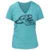 Women's Premium Deep V-Neck T-Shirt Thumbnail