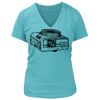 Women's Premium Deep V-Neck T-Shirt Thumbnail