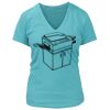 Women's Premium Deep V-Neck T-Shirt Thumbnail