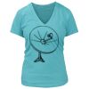 Women's Premium Deep V-Neck T-Shirt Thumbnail