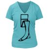 Women's Premium Deep V-Neck T-Shirt Thumbnail