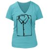 Women's Premium Deep V-Neck T-Shirt Thumbnail