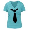 Women's Premium Deep V-Neck T-Shirt Thumbnail