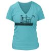 Women's Premium Deep V-Neck T-Shirt Thumbnail