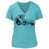 Women's Premium Deep V-Neck T-Shirt Thumbnail