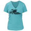 Women's Premium Deep V-Neck T-Shirt Thumbnail