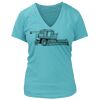 Women's Premium Deep V-Neck T-Shirt Thumbnail