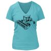 Women's Premium Deep V-Neck T-Shirt Thumbnail