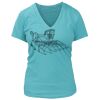 Women's Premium Deep V-Neck T-Shirt Thumbnail