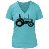 Women's Premium Deep V-Neck T-Shirt Thumbnail