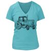 Women's Premium Deep V-Neck T-Shirt Thumbnail