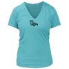Women's Premium Deep V-Neck T-Shirt Thumbnail