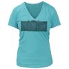 Women's Premium Deep V-Neck T-Shirt Thumbnail