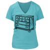 Women's Premium Deep V-Neck T-Shirt Thumbnail