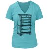 Women's Premium Deep V-Neck T-Shirt Thumbnail