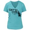 Women's Premium Deep V-Neck T-Shirt Thumbnail