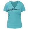 Women's Premium Deep V-Neck T-Shirt Thumbnail