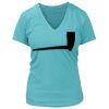 Women's Premium Deep V-Neck T-Shirt Thumbnail