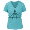Women's Premium Deep V-Neck T-Shirt Thumbnail