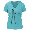 Women's Premium Deep V-Neck T-Shirt Thumbnail