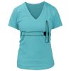 Women's Premium Deep V-Neck T-Shirt Thumbnail
