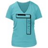 Women's Premium Deep V-Neck T-Shirt Thumbnail