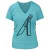 Women's Premium Deep V-Neck T-Shirt Thumbnail