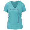 Women's Premium Deep V-Neck T-Shirt Thumbnail