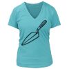Women's Premium Deep V-Neck T-Shirt Thumbnail
