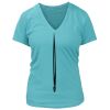 Women's Premium Deep V-Neck T-Shirt Thumbnail