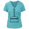 Women's Premium Deep V-Neck T-Shirt Thumbnail