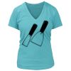 Women's Premium Deep V-Neck T-Shirt Thumbnail