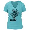 Women's Premium Deep V-Neck T-Shirt Thumbnail