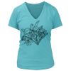 Women's Premium Deep V-Neck T-Shirt Thumbnail