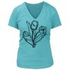 Women's Premium Deep V-Neck T-Shirt Thumbnail