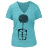 Women's Premium Deep V-Neck T-Shirt Thumbnail