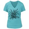 Women's Premium Deep V-Neck T-Shirt Thumbnail