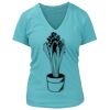 Women's Premium Deep V-Neck T-Shirt Thumbnail