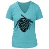 Women's Premium Deep V-Neck T-Shirt Thumbnail
