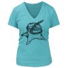 Women's Premium Deep V-Neck T-Shirt Thumbnail