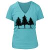 Women's Premium Deep V-Neck T-Shirt Thumbnail