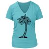 Women's Premium Deep V-Neck T-Shirt Thumbnail