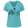 Women's Premium Deep V-Neck T-Shirt Thumbnail