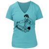 Women's Premium Deep V-Neck T-Shirt Thumbnail