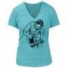 Women's Premium Deep V-Neck T-Shirt Thumbnail
