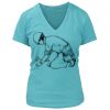 Women's Premium Deep V-Neck T-Shirt Thumbnail