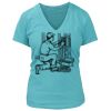 Women's Premium Deep V-Neck T-Shirt Thumbnail