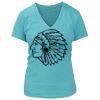 Women's Premium Deep V-Neck T-Shirt Thumbnail
