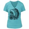 Women's Premium Deep V-Neck T-Shirt Thumbnail