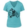 Women's Premium Deep V-Neck T-Shirt Thumbnail